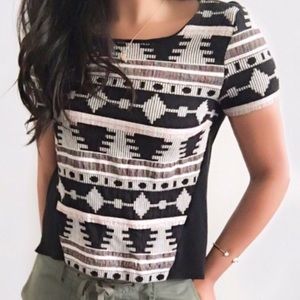 Anthropologie print top